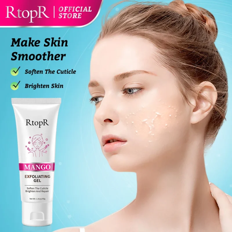 Facial Exfoliating Gel Skin Care Whitening Moisturizing Repair Facial Scrub Cleanser Cleansing Acne Blackhead Cream Face Care - Image 3