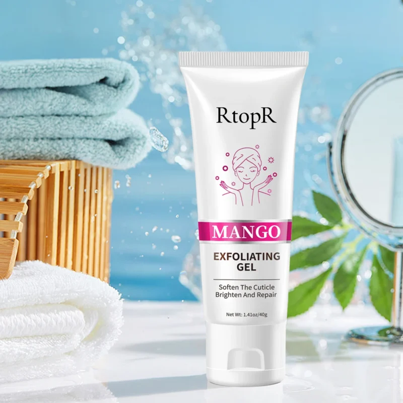 Facial Exfoliating Gel Skin Care Whitening Moisturizing Repair Facial Scrub Cleanser Cleansing Acne Blackhead Cream Face Care - Image 4