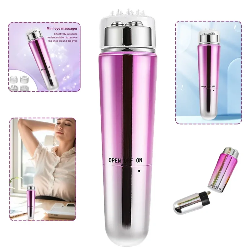 Eye Massager Wand Vibrating Massager Remove Eye Bags Eye Massage Tool Skin Care Product Absorption Eye Lift Wand for Eye Fatigue - Image 2
